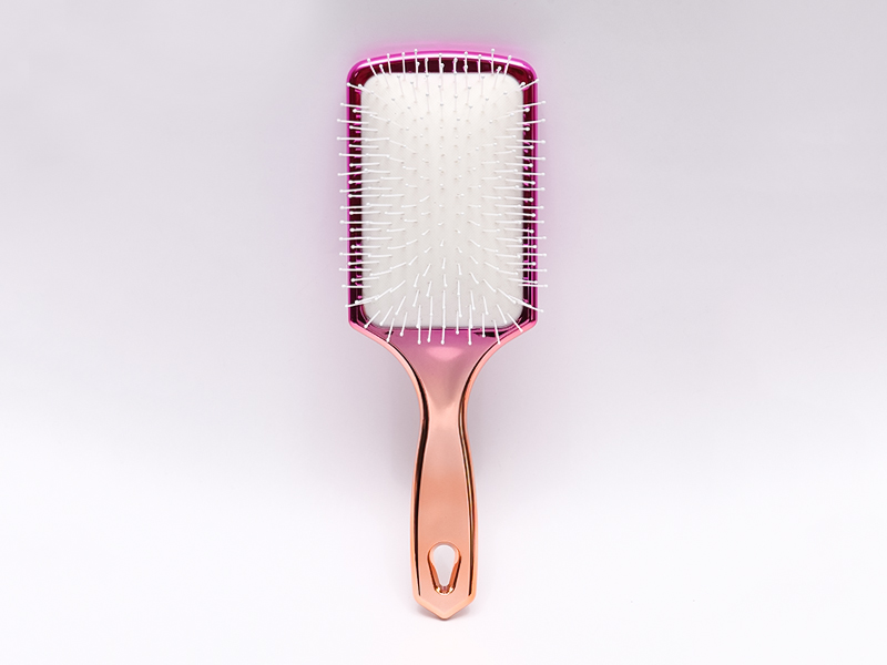 Escova de cabelo desembaraçadora de cor gradiente