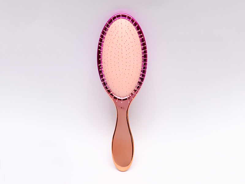 Escova de cabelo desembaraçadora de cor gradiente