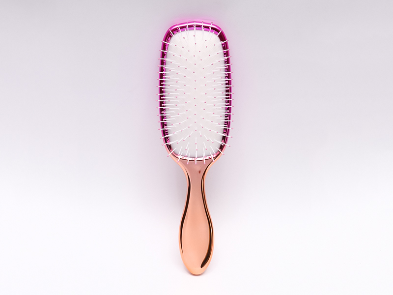 Escova de cabelo desembaraçadora de cor gradiente