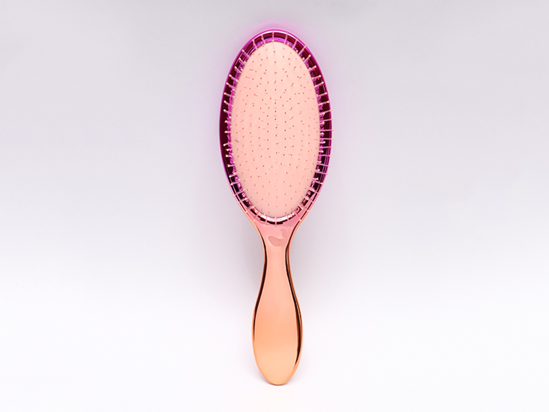 Escova de cabelo desembaraçadora de cor gradiente