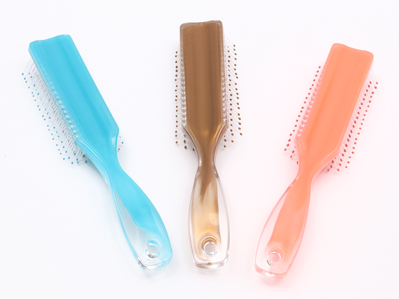 Escova de cabelo com pino de nylon ventilado