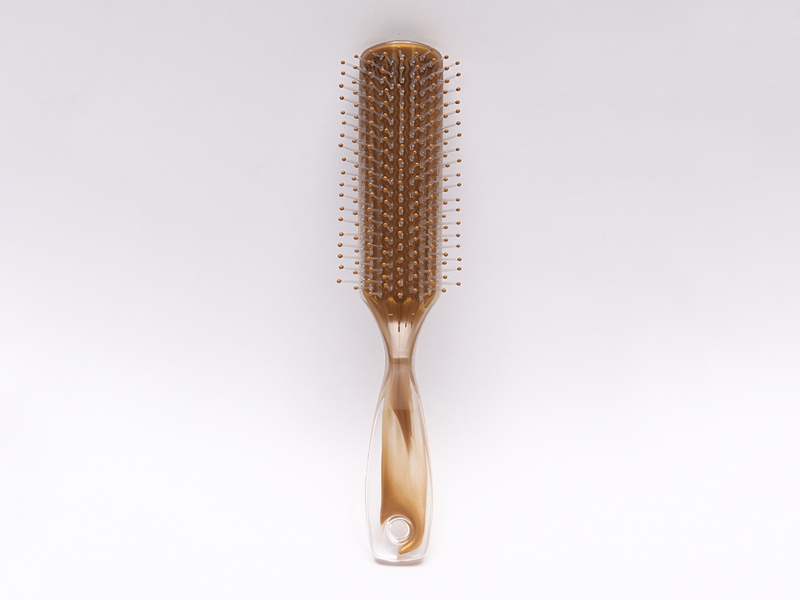 Escova de cabelo com pino de nylon ventilado