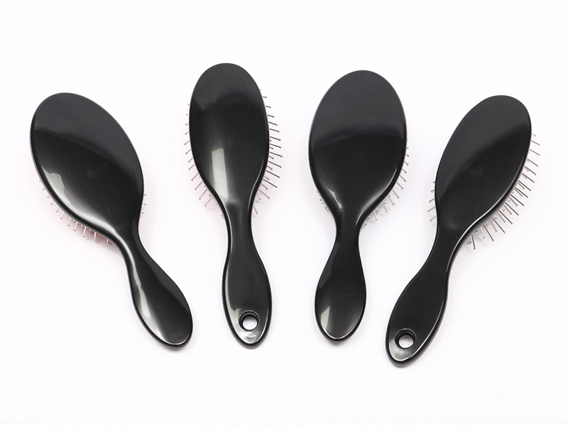 Escova de cabelo de massagem com cabeça de remo de plástico