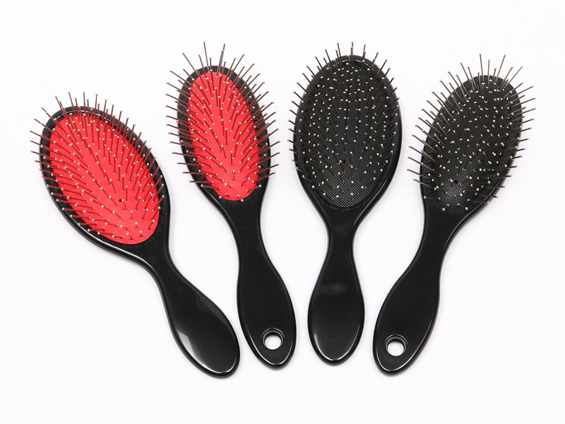 Escova de cabelo de massagem com cabeça de remo de plástico