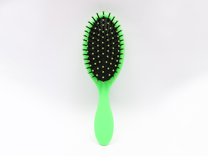 Escova desembaraçadora de silicone para massagem na cabeça