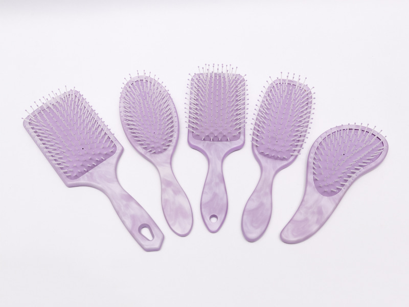 Escova de cabelo com almofada de ar para desembaraçar com impressão sofisticada