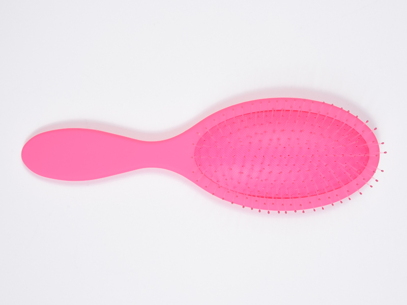 Escova desembaraçadora de silicone para massagem na cabeça