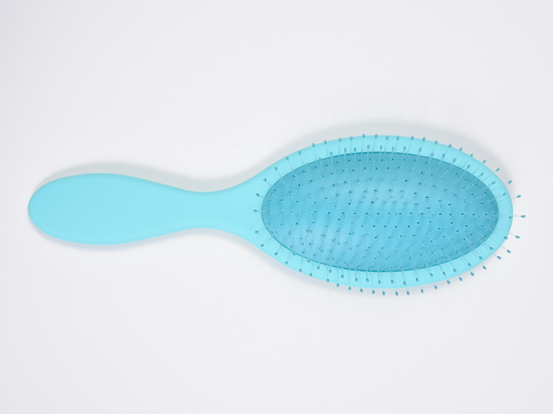 Escova desembaraçadora de silicone para massagem na cabeça