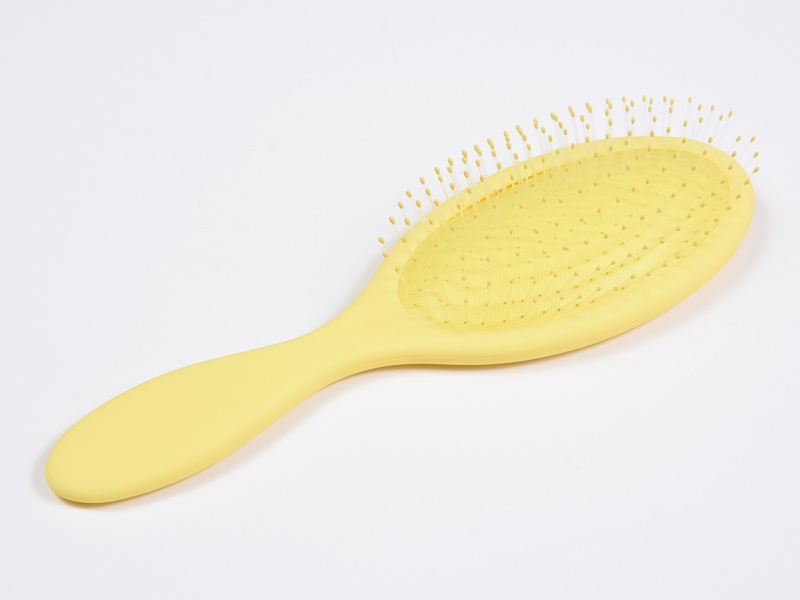 Escova desembaraçadora de silicone para massagem na cabeça
