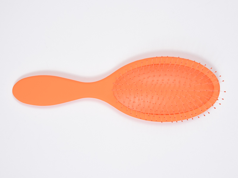 Escova desembaraçadora de silicone para massagem na cabeça