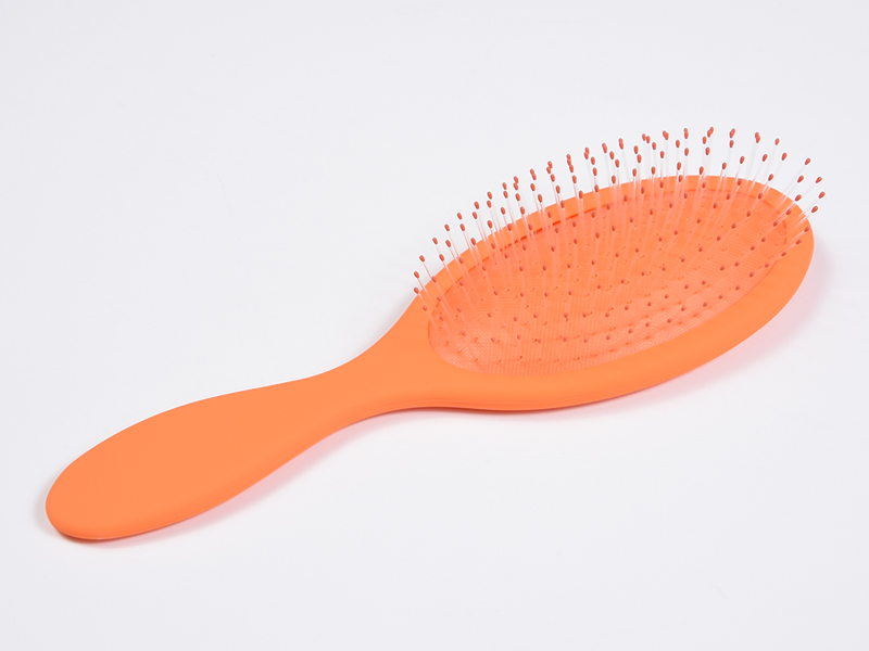 Escova desembaraçadora de silicone para massagem na cabeça