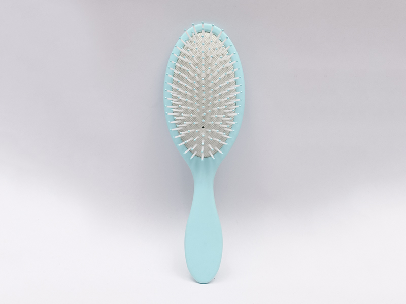 Escova desembaraçadora de silicone para massagem na cabeça