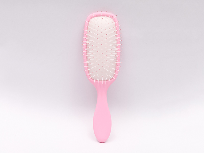 Escova desembaraçadora de silicone para massagem na cabeça