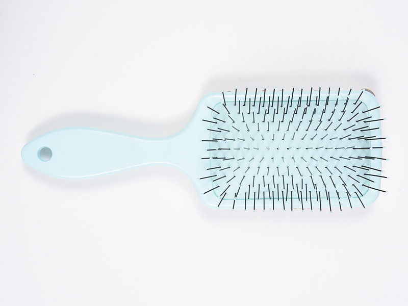 Escova de cabelo oval para desembaraçar jóias Bling