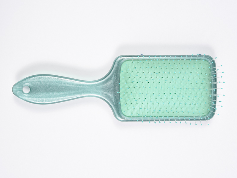 Escova de cabelo oval para desembaraçar jóias Bling