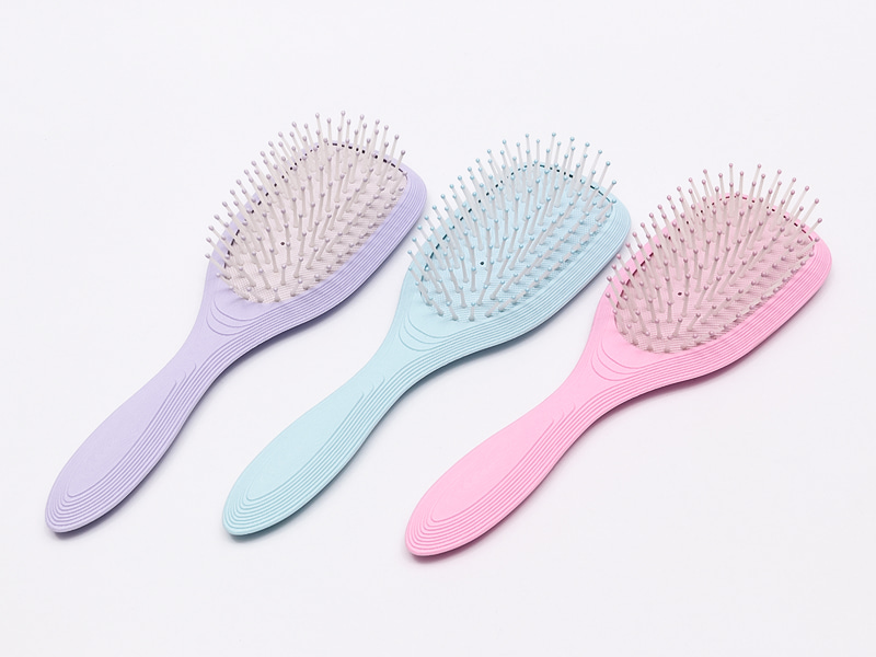 Escova de cabelo para desembaraçar palha de trigo de fibra ecológica