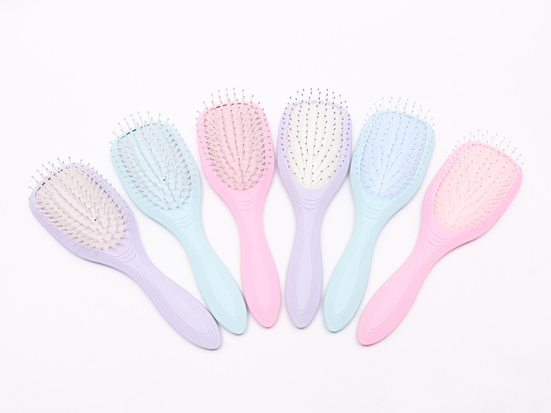 Escova de cabelo para desembaraçar palha de trigo de fibra ecológica