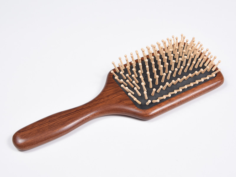 Escova de cabelo com almofada de bambu ecológica
