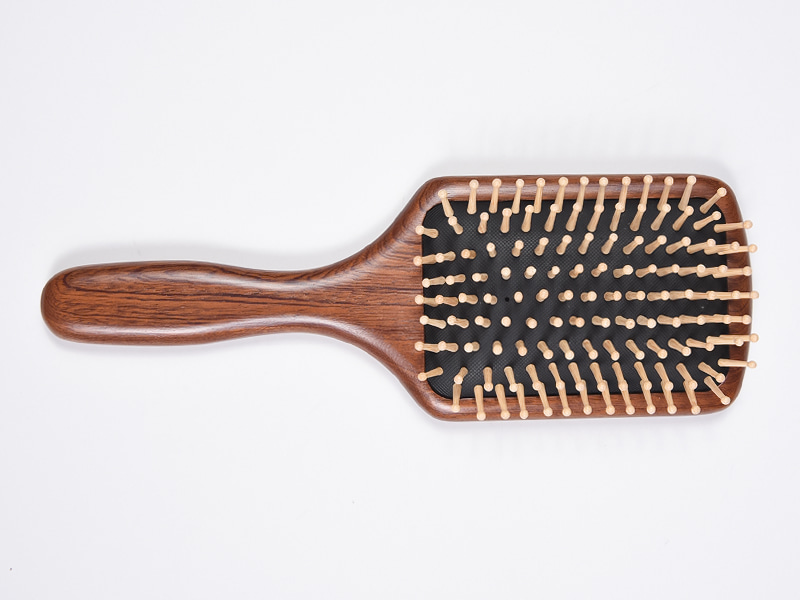 Escova de cabelo com almofada de bambu ecológica
