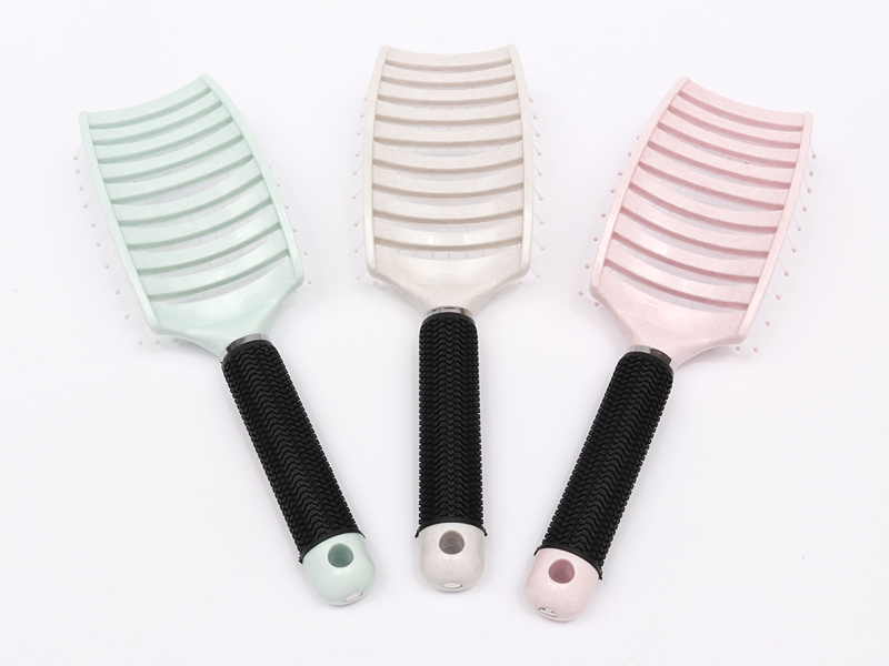 Escova de cabelo antiestática para massagem no couro cabeludo emaranhado para cabelos longos