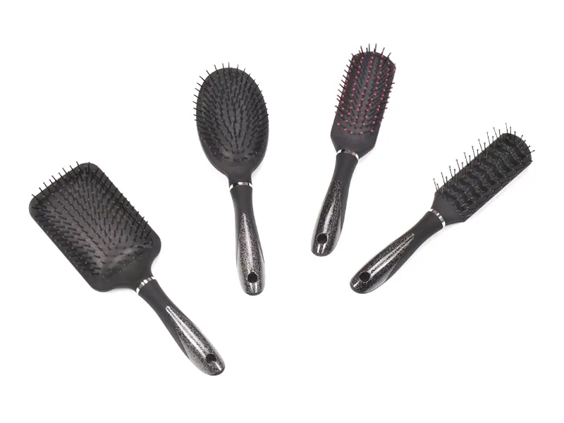 Conjunto de escova de cabelo com almofada para desembaraçar