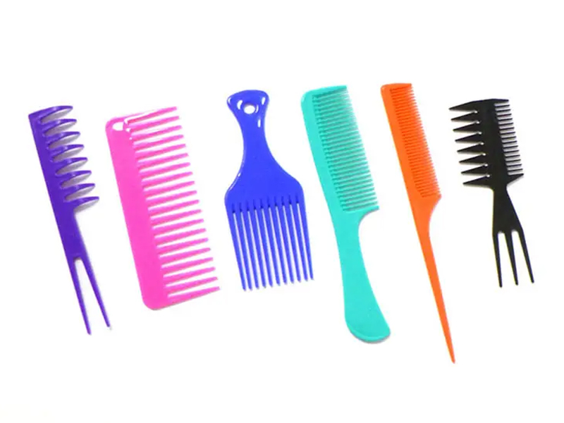 Conjunto de pente de cabelo mini secador de barba masculino