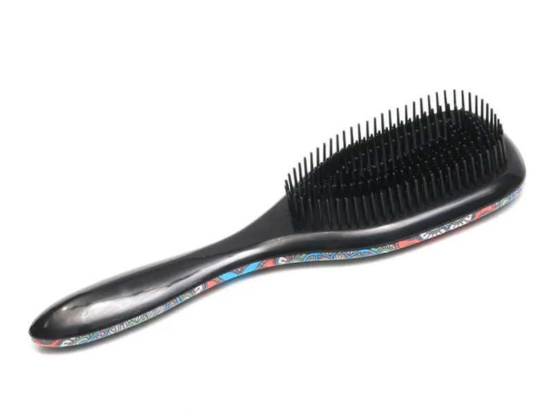 Escova de cabelo desembaraçadora de nylon com almofada