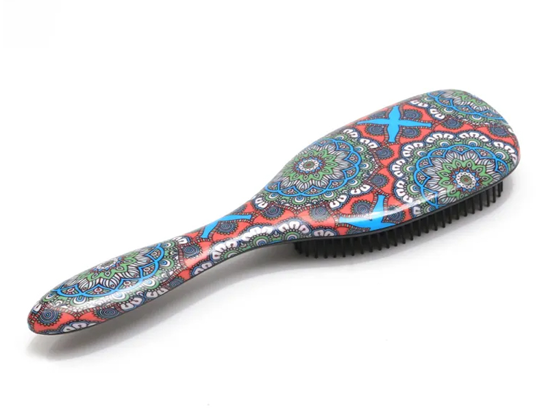 Escova de cabelo desembaraçadora de nylon com almofada