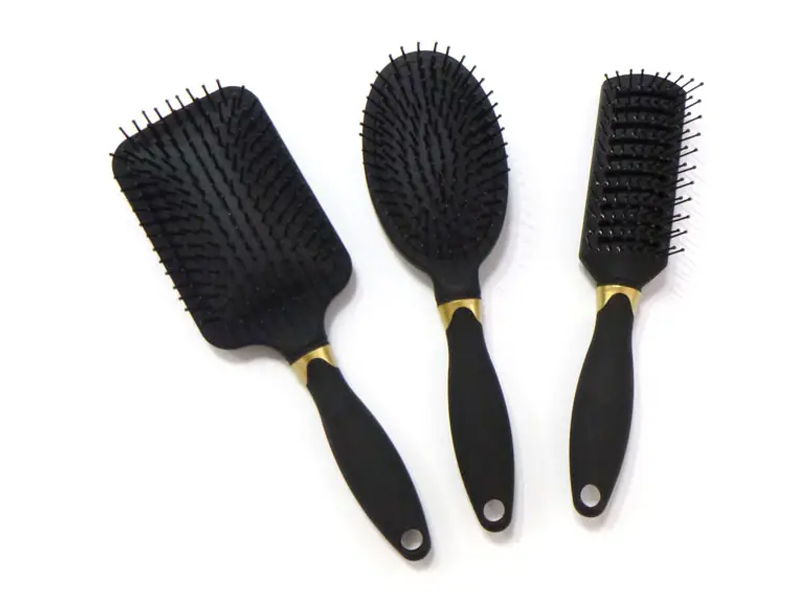 Escova de cabelo feminina para desembaraçar e provocar suavemente
