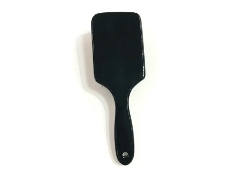 Escova de cabelo de bambu para massagem com cerdas de javali e desembaraçador de madeira