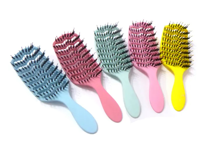 Escova desembaraçadora de cabelo com cerdas