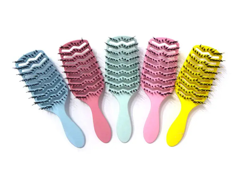 Escova desembaraçadora de cabelo com cerdas