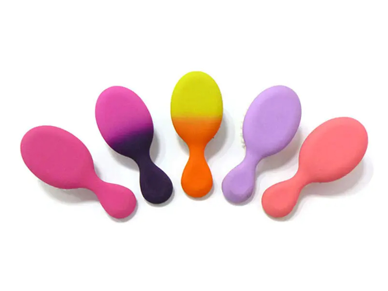 Brosse a Cheveux Afro Tangle Escova de cabelo masculina com revestimento de borracha