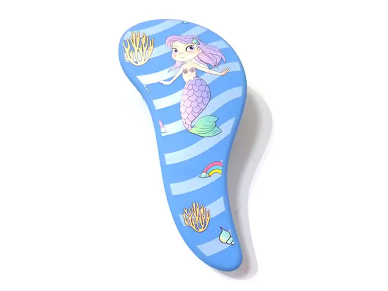 Impressão de escova de cabelo com remo para desembaraçar