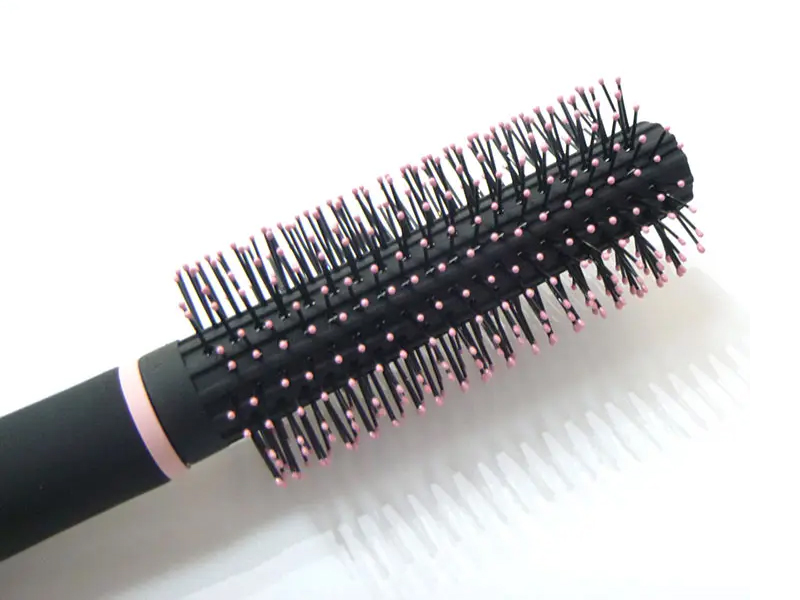 Conjunto de escova de cabelo para massagem no couro cabeludo com secador rotativo