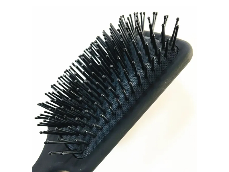 Escova para extensões de cabelo com cerdas de javali
