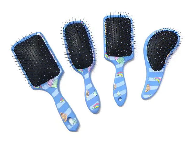 Impressão de escova de cabelo com remo para desembaraçar
