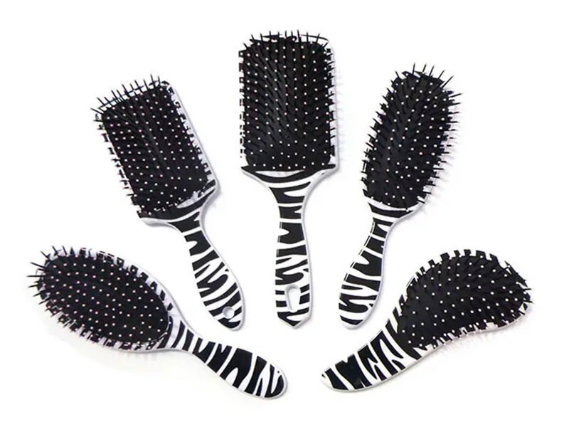 Pente de shampoo para cabelo alisador redondo