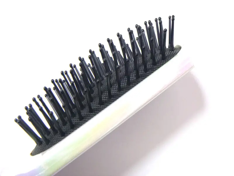 Escova de cabelo galvanizada para extensão de cabelo com almofada