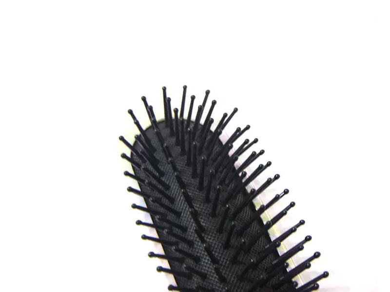Escova de cabelo galvanizada para extensão de cabelo com almofada