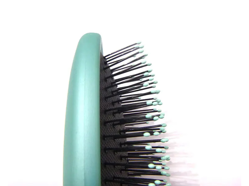 Escova para desembaraçar escova de cabelo com revestimento de borracha