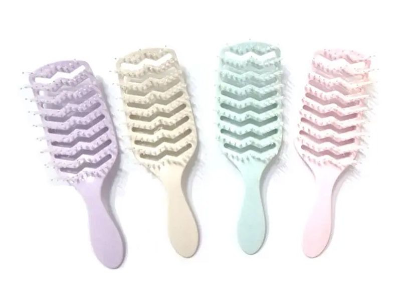 Ferramentas de estilo de dentes de linhas Curve Vent Wave Brush