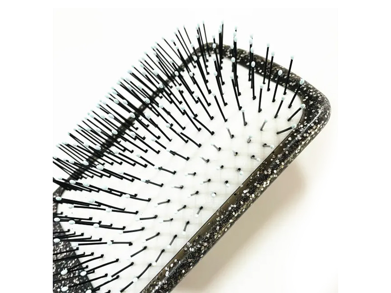 Escova de cabelo com remo de fácil limpeza