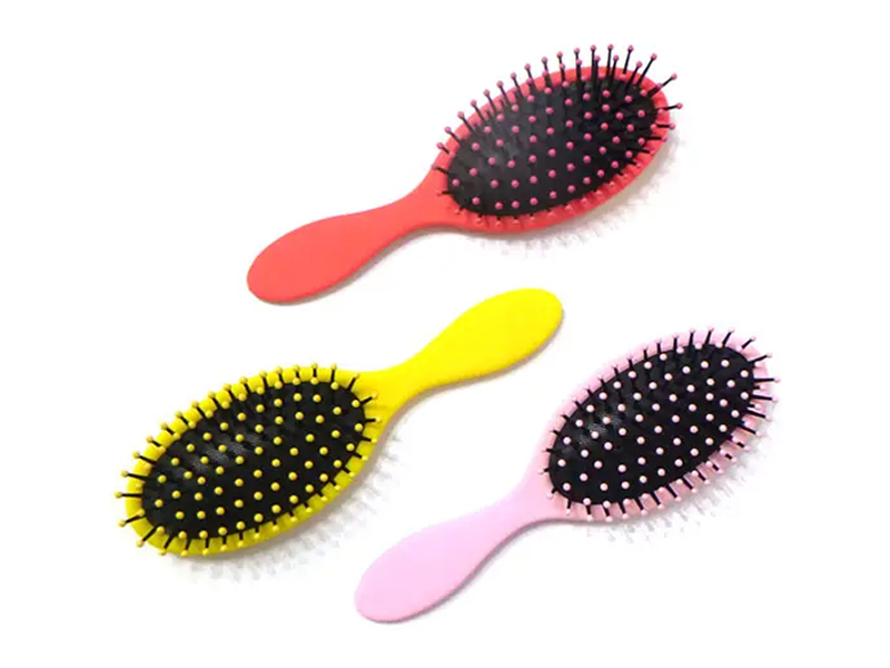 Escova de cabelo desembaraçante úmida