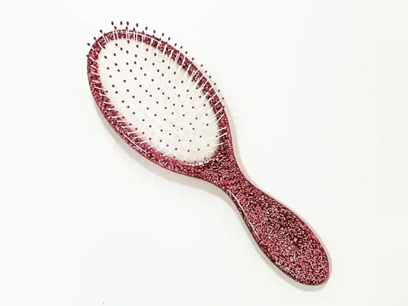 Escova de cabelo com almofada para desembaraçar brilho