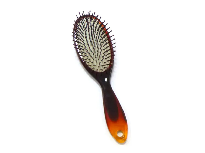 Escova de cabelo desembaraçante âmbar