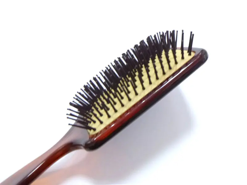 Escova de cabelo desembaraçante âmbar