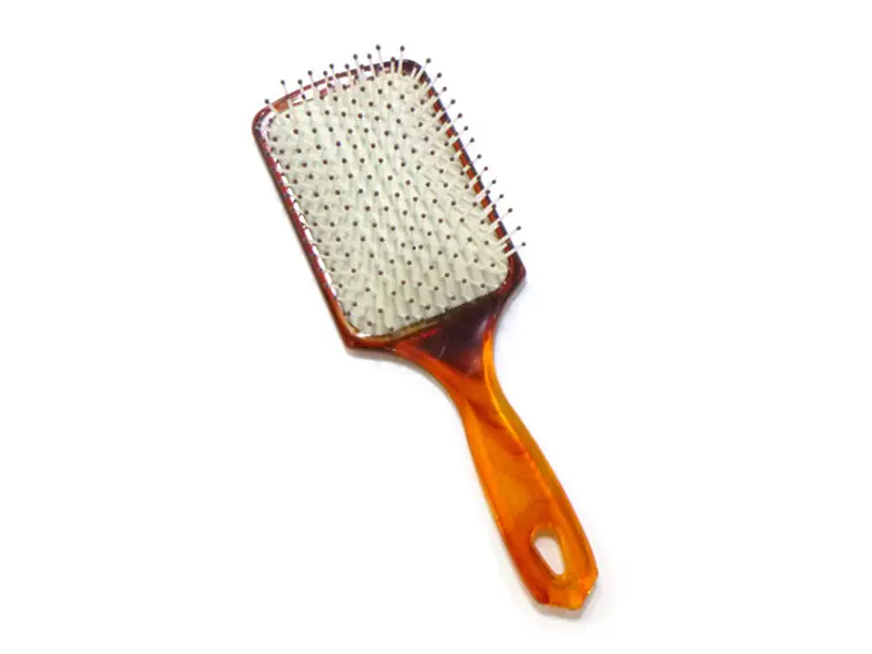 Escova de cabelo desembaraçante âmbar
