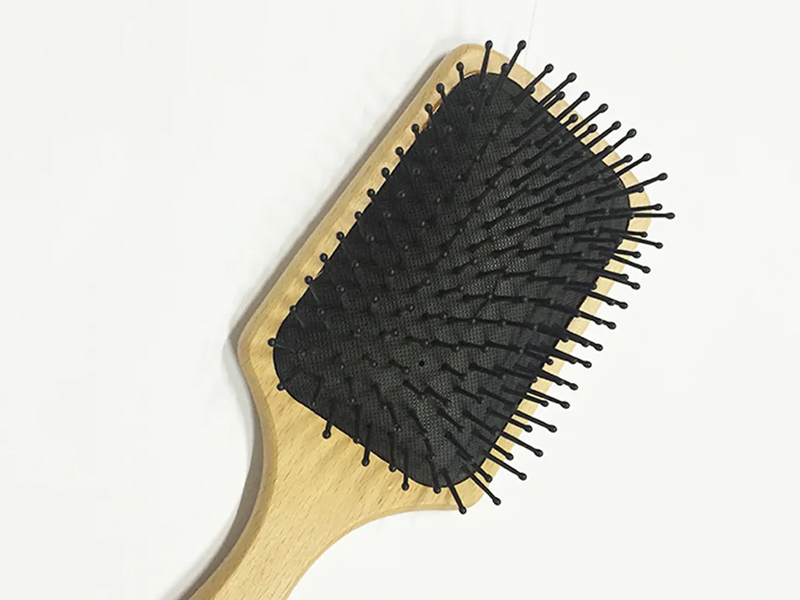 Escova de cabelo de madeira e bambu BSCI