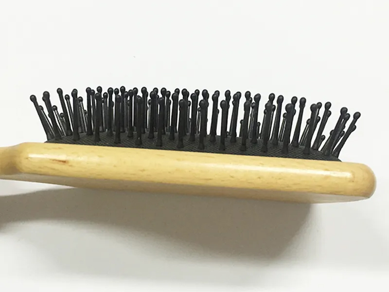 Escova de cabelo de madeira e bambu BSCI